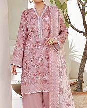 Vs Textile Faded Pink Lawn Suit- Pakistani Lawn Dress