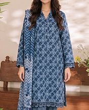 Dusk Blue Lawn Suit