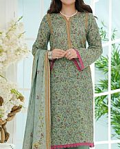 Vs Textile Summer Green Lawn Suit- Pakistani Designer Lawn Suits