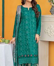 Vs Textile Greenish Blue Linen Suit- Pakistani Winter Dress