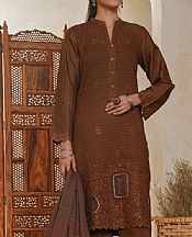 Vs Textile Brown Lawn Suit- Pakistani Lawn Dress