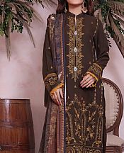 Vs Textile English Walnut Leather Suit- Pakistani Winter Dress