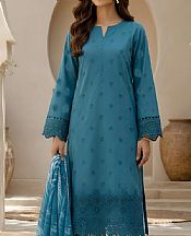Denim Blue Lawn Suit