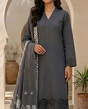 Dark Grey Lawn Suit