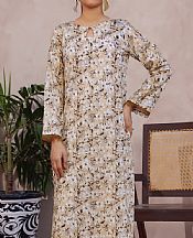 Vs Textile Ivory Lawn Suit (2 pcs)- Pakistani Designer Lawn Suits