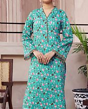 Vs Textile Teal Lawn Suit (2 pcs)- Pakistani Lawn Dress
