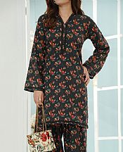 Vs Textile Black Lawn Suit (2 pcs)- Pakistani Designer Lawn Suits