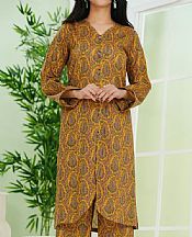 Vs Textile Cadmium Orange Lawn Suit (2 pcs)- Pakistani Lawn Dress