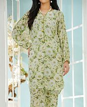 Vs Textile Light Green Lawn Suit (2 pcs)- Pakistani Designer Lawn Suits
