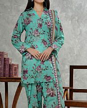 Vs Textile Sea Green Lawn Suit- Pakistani Lawn Dress