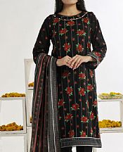 Vs Textile Black Lawn Suit- Pakistani Designer Lawn Suits