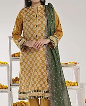 Vs Textile Mustard Lawn Suit- Pakistani Lawn Dress