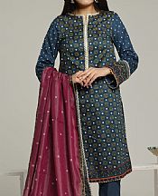 Vs Textile Pickled Bluewood Lawn Suit- Pakistani Lawn Dress