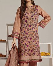 Vs Textile Antique Brass Lawn Suit- Pakistani Designer Lawn Suits
