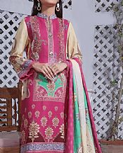 Vs Textile Tulip Pink Khaddar Suit- Pakistani Winter Clothing