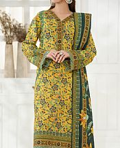 Vs Textile Yellow Khaddar Suit- Pakistani Winter Clothing