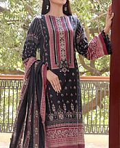 Vs Textile Black Khaddar Suit- Pakistani Winter Dress