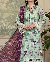 Vs Textile Aqua Lawn Suit- Pakistani Designer Lawn Suits