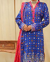 Royal Blue Lawn Suit