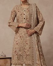Beige Lawn Suit