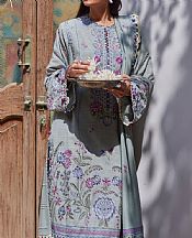 Zaha French Grey Khaddar Suit- Pakistani Winter Dress