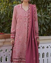 Zaha Tea Pink Khaddar Suit- Pakistani Winter Dress