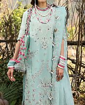 Zaha Shadow Green Lawn Suit- Pakistani Designer Lawn Suits