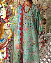 Zaha Light Blue Lawn Suit- Pakistani Lawn Dress