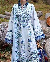 Zaha Grey Lawn Suit- Pakistani Lawn Dress