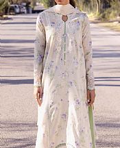 Zaha White Lawn Suit- Pakistani Designer Lawn Suits