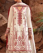 Zaha Off-white Lawn Suit- Pakistani Lawn Dress