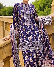 Zainab Chottani Royal Blue Lawn Suit- Pakistani Lawn Dress