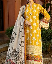 Zainab Chottani Yellow Lawn Suit- Pakistani Designer Lawn Suits