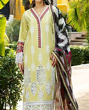 Zainab Chottani Lime Green Lawn Suit- Pakistani Lawn Dress