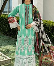 Zainab Chottani Aqua Lawn Suit- Pakistani Designer Lawn Suits
