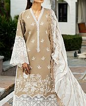 Zainab Chottani Beige Lawn Suit- Pakistani Lawn Dress