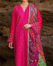 Zainab Chottani Hot Pink Lawn Suit- Pakistani Designer Lawn Suits
