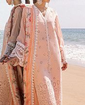 Zainab Chottani Pinkish Tan Lawn Suit- Pakistani Designer Lawn Suits