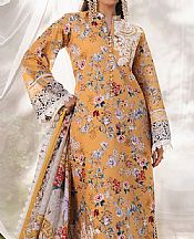Zainab Chottani Faded Orange Lawn Suit- Pakistani Designer Lawn Suits