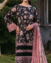 Zainab Chottani Black Lawn Suit- Pakistani Designer Lawn Suits
