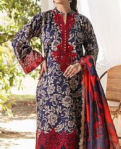 Zainab Chottani Navy Blue Lawn Suit- Pakistani Designer Lawn Suits