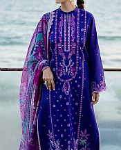 Royal Blue Lawn Suit