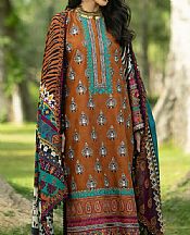 Zainab Chottani Brown Lawn Suit- Pakistani Designer Lawn Suits
