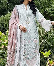 Zainab Chottani Sky Blue Lawn Suit- Pakistani Lawn Dress