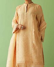 Zara Shahjahan Peach Jacquard Suit