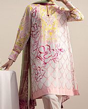 Zara Shahjahan Off White Lawn Suit- Pakistani Designer Lawn Suits