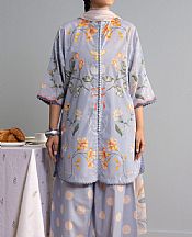 Zara Shahjahan Lavender Grey Lawn Suit- Pakistani Designer Lawn Suits