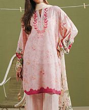 Zara Shahjahan Oyster Pink Lawn Suit- Pakistani Designer Lawn Suits