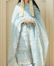 Light Blue Organza Suit