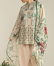 Ivory/Green Lawn Suit